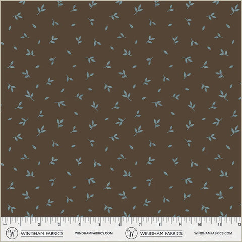 Honeycrisp Brown Tumbling Leaves Yardage by Allison Harris for Windham Fabrics