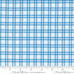 Blueprint White Harbor Plaid Yardage by Camille Roskelley for Moda Fabrics