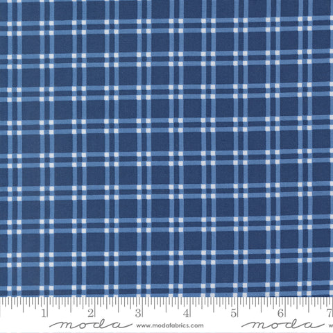 Blueprint Navy Plaid Yardage by Camille Roskelley for Moda Fabrics