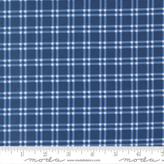 Blueprint Navy Plaid Yardage by Camille Roskelley for Moda Fabrics