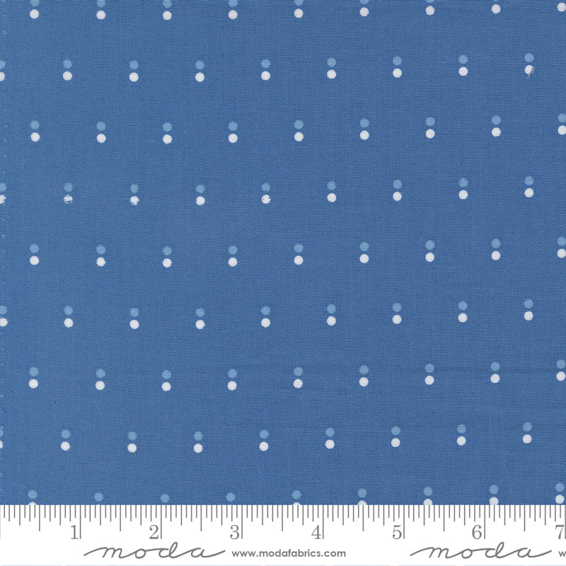 Blueprint Sea Dots Yardage by Camille Roskelley for Moda Fabrics
