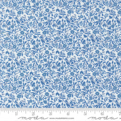 Blueprint White Blue Frolic Yardage by Camille Roskelley for Moda Fabrics