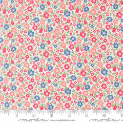 A Cat Named Stitch Cream Lucky Yardage by Camille Roskelley for Moda Fabrics