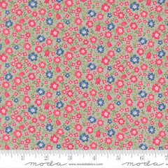 A Cat Named Stitch Grey Lucky Yardage by Camille Roskelley for Moda Fabrics