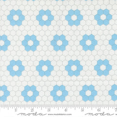 A Cat Named Stitch Cream Sky Quilted Yardage by Camille Roskelley for Moda Fabrics
