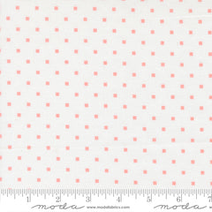 A Cat Named Stitch Cream Blush Cosmo Dot Yardage by Camille Roskelley for Moda Fabrics