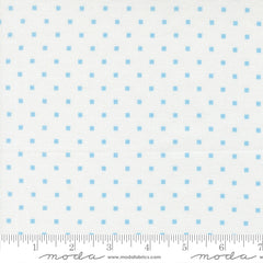 A Cat Named Stitch Cream Sky Cosmo Dot Yardage by Camille Roskelley for Moda Fabrics
