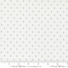 A Cat Named Stitch Cream Grey Cosmo Dot Yardage by Camille Roskelley for Moda Fabrics