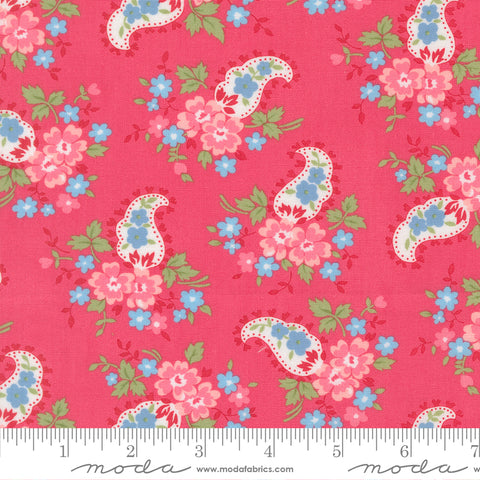 A Cat Named Stitch Rosie Sweet Paisley Yardage by Camille Roskelley for Moda Fabrics
