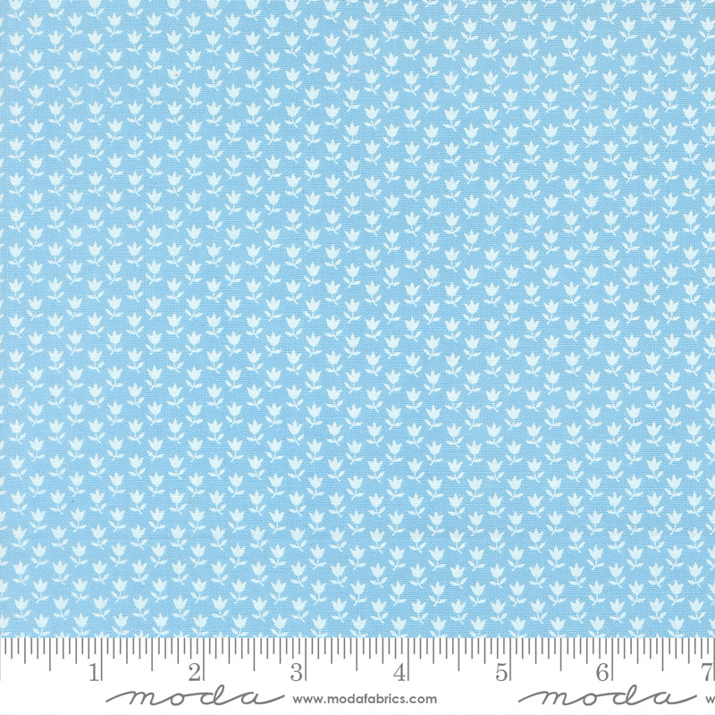 A Cat Named Stitch Sky June Yardage by Camille Roskelley for Moda Fabrics