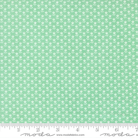 A Cat Named Stitch Green June Yardage by Camille Roskelley for Moda Fabrics