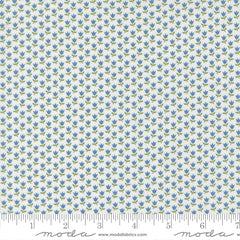 A Cat Named Stitch Cream Blue June Yardage by Camille Roskelley for Moda Fabrics