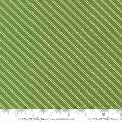 Bloomsberry Green Stripe Yardage by Camille Roskelley for Moda Fabrics