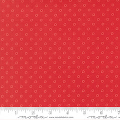 Bloomsberry Red Favorite Dot Yardage by Camille Roskelley for Moda Fabric