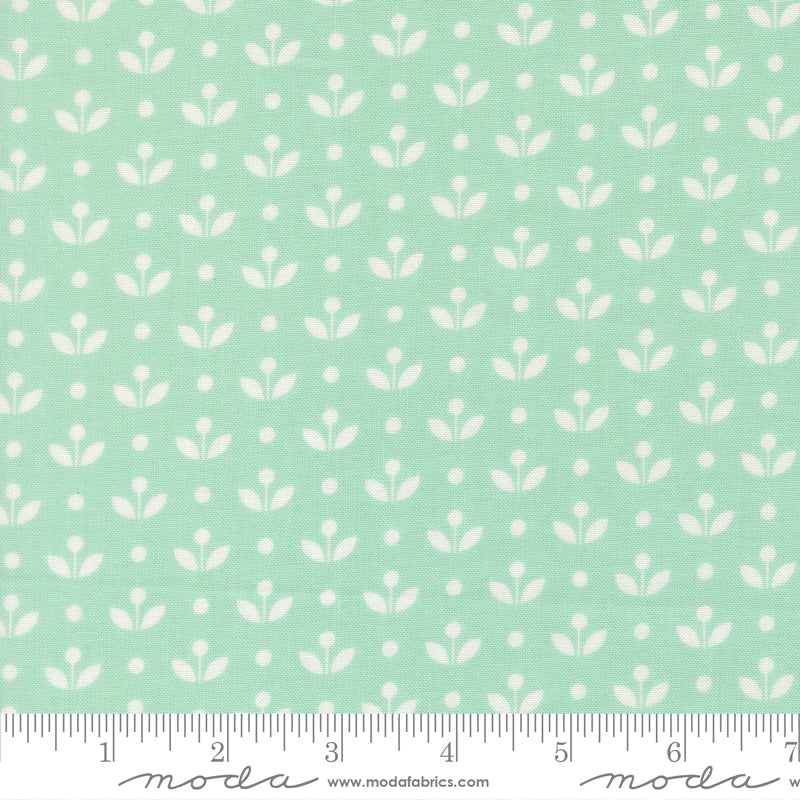 Bloomsberry Aqua Mayfair Yardage by Camille Roskelley for Moda Fabrics