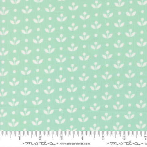 Bloomsberry Aqua Mayfair Yardage by Camille Roskelley for Moda Fabrics