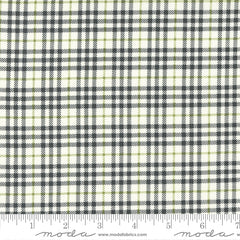 Main Street Vanilla Black Picnic Plaid Yardage by Sweetwater for Moda Fabrics