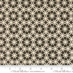 Threads Black Quilted Star Yardage by Sweetwater for Moda Fabrics