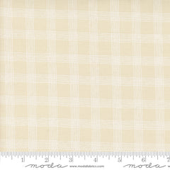 Threads Porcelain White Plaid Yardage by Sweetwater for Moda Fabrics