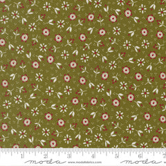 Chilly Pine Christmas Flowers Yardage by Sweetwater for Moda Fabrics