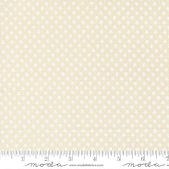 Chilly Vanilla White Star Bright Yardage by Sweetwater for Moda Fabrics