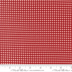 Chilly Red Gingham Yardage by Sweetwater for Moda Fabrics