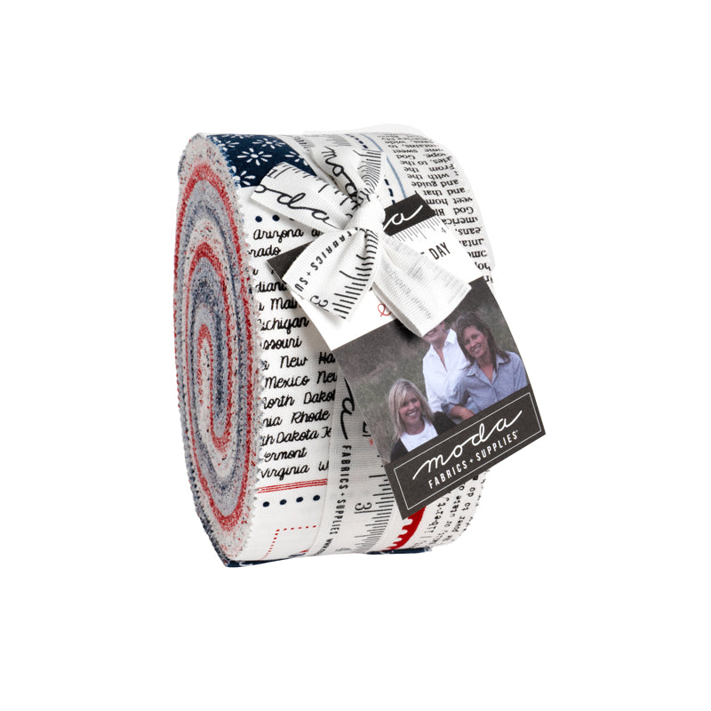 Independence Day Jelly Roll by Sweetwater for Moda Fabrics