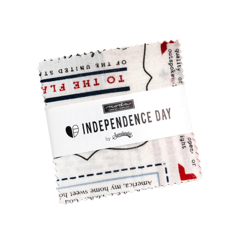 PREORDER Independence Day Mini Charm by Sweetwater for Moda Fabrics