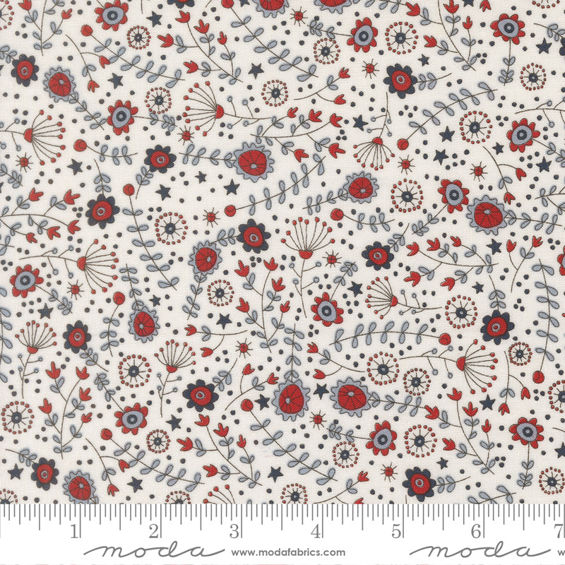 Independence Day Vanilla The Meadow Yardage by Sweetwater for Moda Fabrics