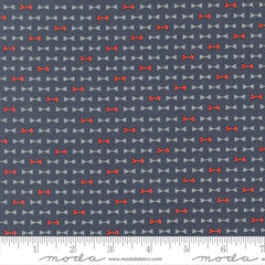 Independence Day Indigo Bowties Yardage by Sweetwater for Moda Fabrics