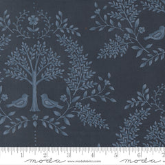 Family Tree Night Sky Family Tree Damask Yardage by Deb Strain for Moda Fabrics