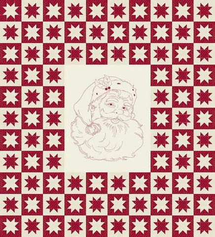 Starring Santa Quilt Pattern by Primitive Gatherings