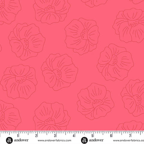 Oh Say Can You Sew Rose Semper Fi Yardage by Amy Latta for Andover Fabrics
