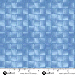 Oh Say Can You Sew Cornflower Blue Gallantly Streaming Yardage by Amy Latta for Andover Fabrics