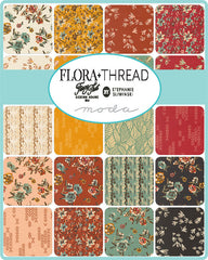 Flora & Thread Fat Quarter Bundle by Fancy That Design House for Moda Fabrics