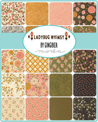 PREORDER Ladybug Whimsy Charm Pack by Gingiber for Moda Fabrics