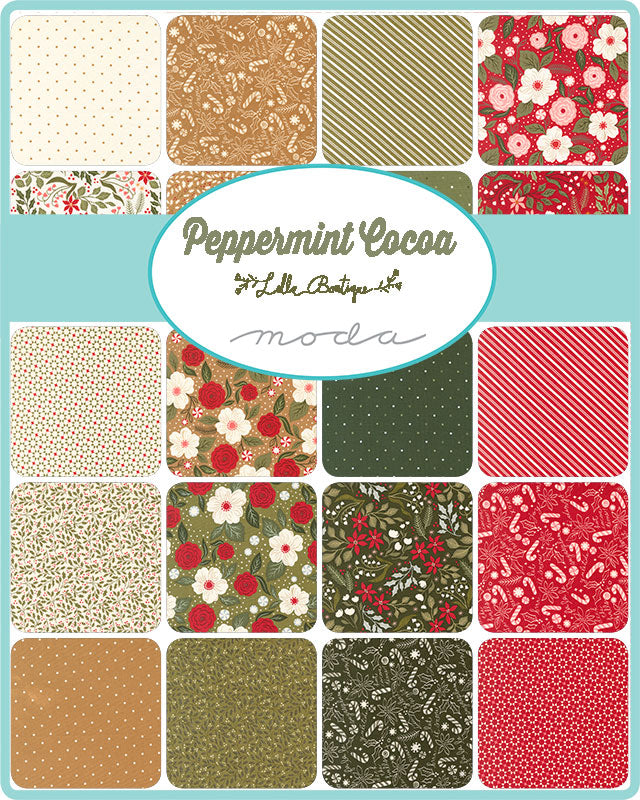 Peppermint Cocoa collection by Lella Boutique for Moda Fabrics