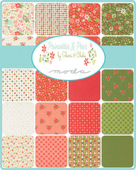 PREORDER Poinsettia & Pear Fat Quarter Bundle by Sherri & Chelsi for Moda Fabrics