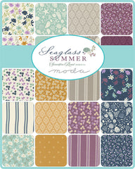 Seaglass Summer Charm Pack by Sweetfire Road for Moda Fabrics