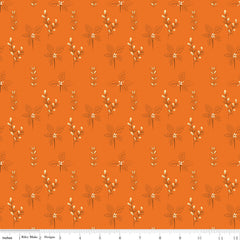 Fall's In Town Orange Drawing Yardage by Sandy Gervais for Riley Blake Designs