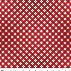 Woodsman Red Bias Plaid Yardage by Lori Whitlock for Riley Blake Designs