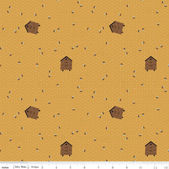 Country Life Honey Worker Bee Yardage by Jennifer Long for Riley Blake Designs