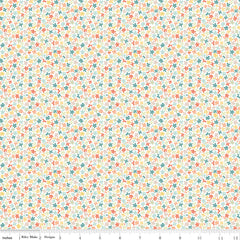 Sunshine and Sweet Tea White Sweet Alyssum Yardage by Amanda Castor for Riley Blake Designs