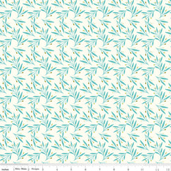 Feed My Soul Cream Leaves Yardage by Sandy Gervais for Riley Blake Designs