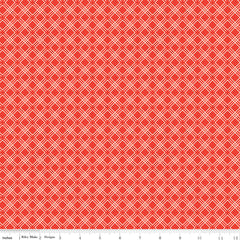 Feed My Soul Red Geo Yardage by Sandy Gervais for Riley Blake Designs