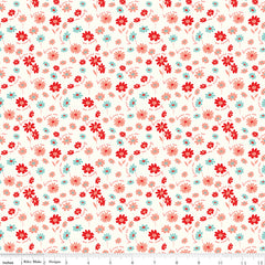 You & Me Cream Loves Me Yardage by Sandy Gervais for Riley Blake Designs