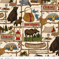 Pine Grove Putty Main Yardage by RBD Designers for Riley Blake Designs
