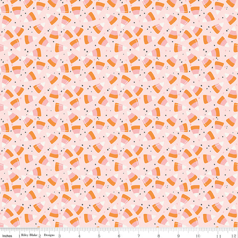 Hey Pumpkin Blush Corn Candy Yardage by My Mind's Eye for Riley Blake Designs
