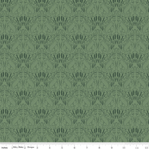 Let's Wander Sage First Catch Yardage by Casey Cometti for Riley Blake Designs