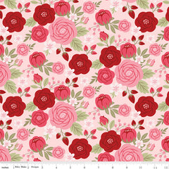 Sew In Love Blush Main Yardage by Dani Mogstad for Riley Blake Designs